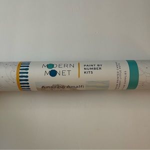 Modern Monet Paint by Numbers Kit. Amazing Amalfi. Color by Number 16 x 20”